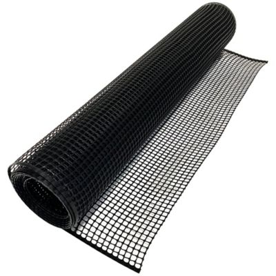 Image showing  15 ft. x 36 in. Outdoor Heavy-Duty Deck Shield Safety Netting, Black