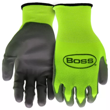 Boss PU Coated Gloves 1 Pair Work Gloves