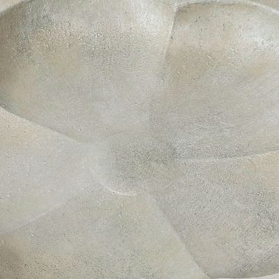 Image showing  22 in. Outdoor Whimsical Garden Patio Yard Polyresin Grumpy Brooding Frog Sitting on Stone Bird Bath