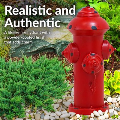 Image showing  Fire Hydrant Dog Pee Post Metal Garden Statue
