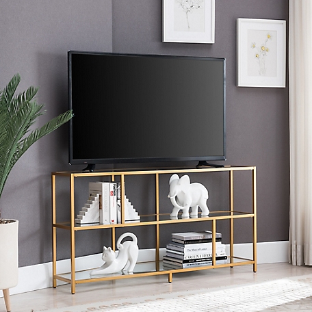 Hudson&Canal Clark 5-Sided TV Stand for TVs Up to 55 in.