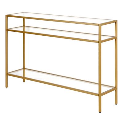 Image showing 6 th Hudson&Canal Siviline Console Table, 22 in. x 16 in. x 16 in.