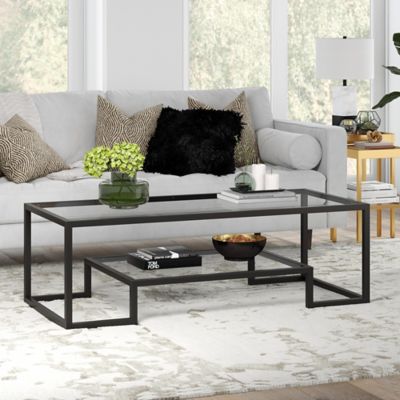 Hudson&Canal Athena Rectangular Coffee Table, 54 in.