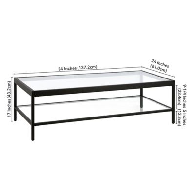 Image showing 4 th Hudson&Canal Alexis Rectangular Coffee Table, 54 in.
