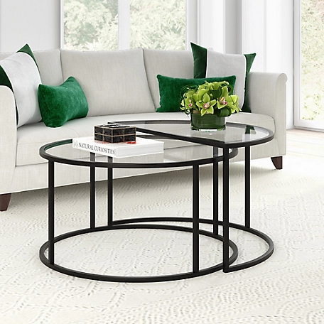 Hudson&Canal Luna Nested Coffee Table Set
