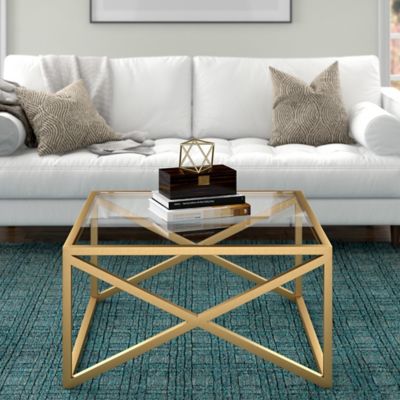 Hudson&Canal Calix Square Coffee Table