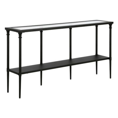Image showing  Nellie Console Table with Solid Metal Shelf, 55 in.
