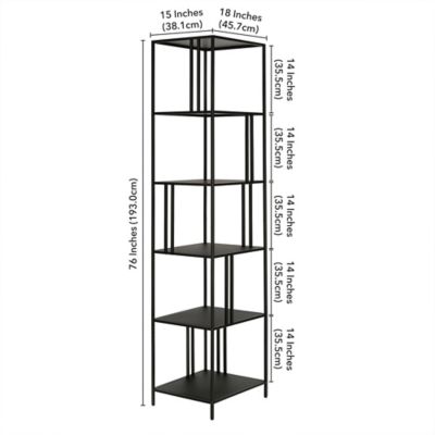 Image showing  6-Shelf Ernest Bookcase