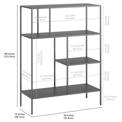 Image showing  4-Shelf Winthrop Bookcase