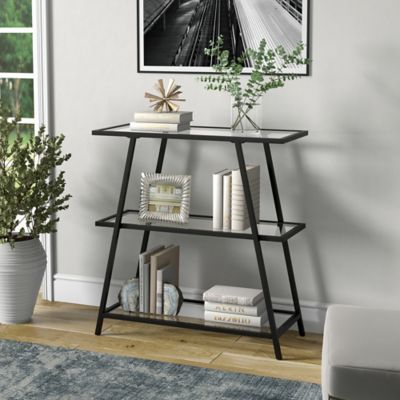 Hudson&Canal 3-Shelf Yair Bookcase