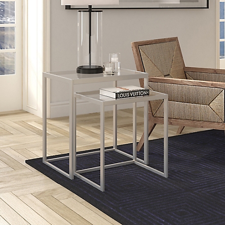 Hudson&Canal Rocco Nesting Side Table Set
