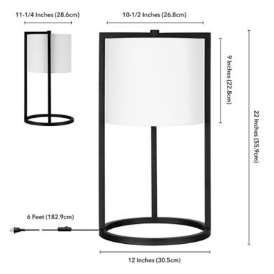 Image showing  22 in. Peyton Asymmetric Table Lamp