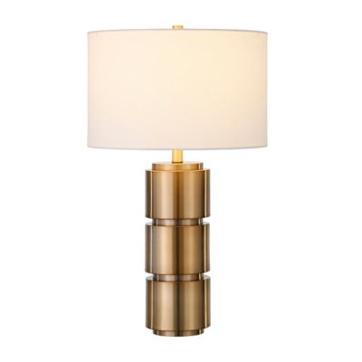 Image showing  Campbell Table Lamp, 27 in., Brass