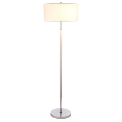 Image showing  61.5 in. Simone 2-Bulb Floor Lamp, Gray