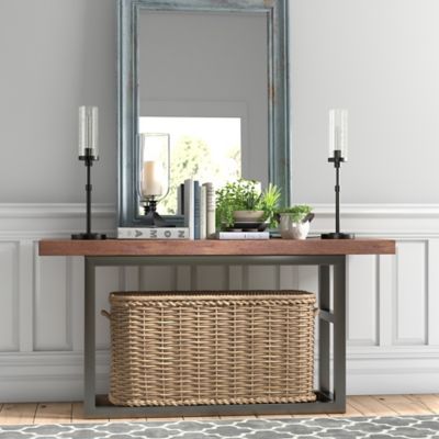 Image showing  26.68 in. Frieda Table Lamp with Glass Shade, Blackened Bronze