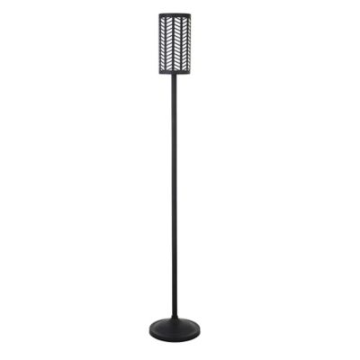 Image showing  63.5 in. Delia Blackened Bronze Floor Lamp