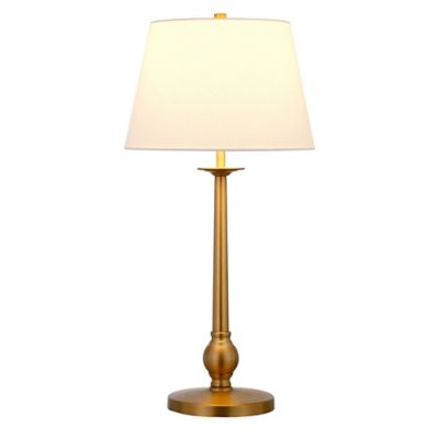 Image showing  28 in. Wilmer Brass Table Lamp