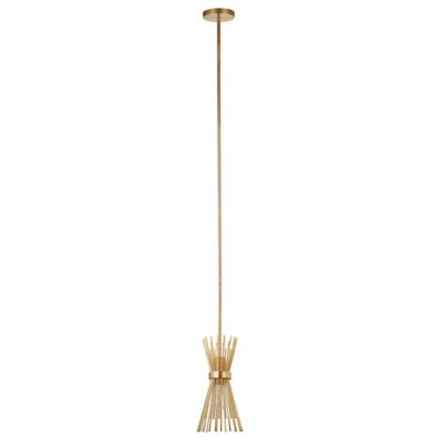 Image showing  1-Light Andromeda Starburst Pendant Light, Brass
