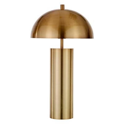 Image showing  27 in. York Brass Finish Table Lamp