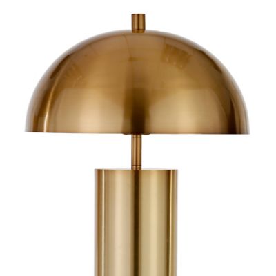 Image showing  27 in. York Brass Finish Table Lamp