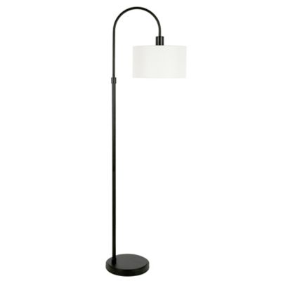 Image showing  70 in. Veronica Arc Floor Lamp, Blackened Bronze