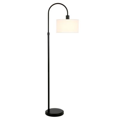 Image showing  70 in. Veronica Arc Floor Lamp, Blackened Bronze