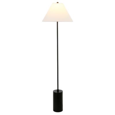 Image showing  64 in. Somerset Floor Lamp with Empire Shade, Blackened Bronze