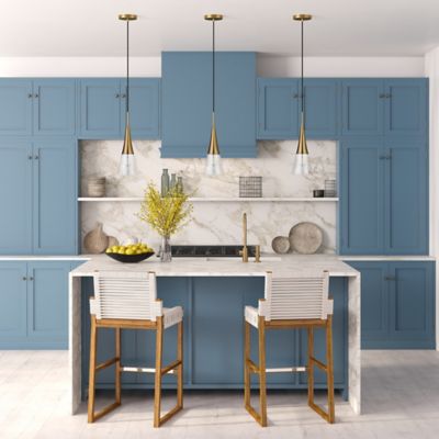 Image showing  1-Light Myra Glass Pendant Light