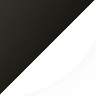 Image showing 5 th Hudson&Canal 62 in. Henderson Arc Floor Lamp with White Milk Glass Shade, Blackened Bronze