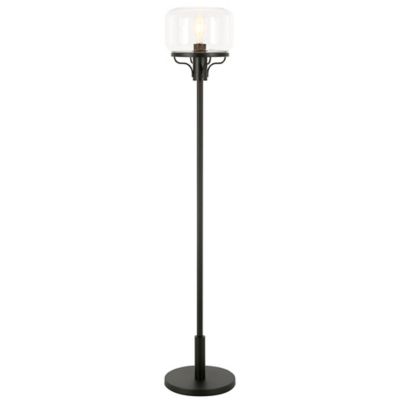 Image showing  62 in. Tatum Globe & Stem Floor Lamp, Blackened Bronze