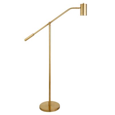 Image showing  60 in. Willis Floor Lamp with Boom Arm, Brass