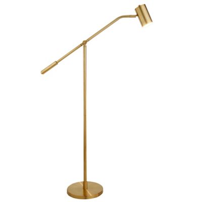 Image showing  60 in. Willis Floor Lamp with Boom Arm, Brass