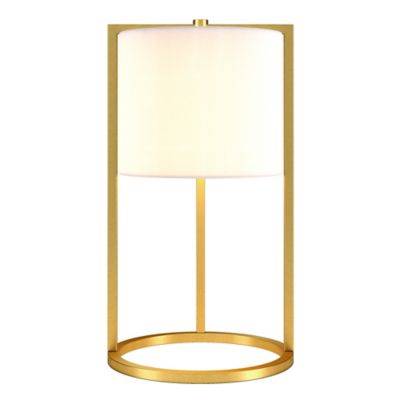 Image showing  22 in. Peyton Asymmetric Table Lamp, Brass