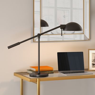 Image showing 8 th Hudson&Canal 23.25 in. Dexter Table Lamp with Boom Arm