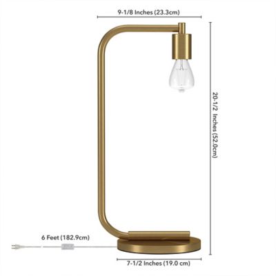 Image showing  Morgan Arc Brass Table Lamp, TL1028