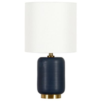 Image showing  Lambert Ceramic Mini Accent Lamp, Navy