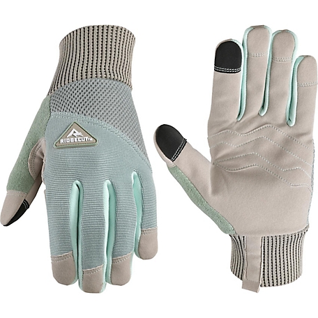 Ridgecut Breathable Faux Leather Gloves, 1 Pair