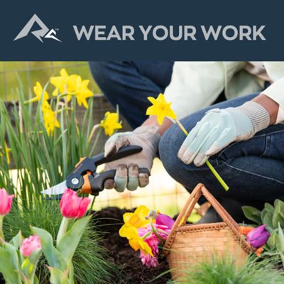 Image showing  Women's Breathable Faux Leather Work Gloves, 1-Pair