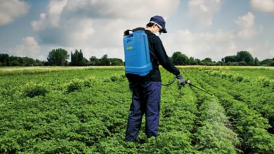 Image showing 5 th Matabi 4 gal. Blue Tank Backpack Sprayer, 9 lb.
