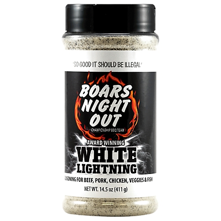 Boars Night Out White Lightning Seasoning Rub, 14.5 oz. Bottle