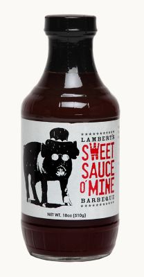 Lambert's Sweet Sauce O'Mine Barbeque Sauce, 18 oz. Bottle