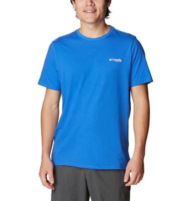 Columbia Men's PFG Back Graphic Short Sleeve Shirt, Carbon