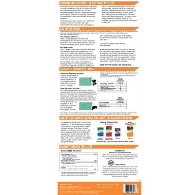 Image showing  45 lb. 15,000 sq. ft. Fairway Formula Fall Lawn Fertilizer