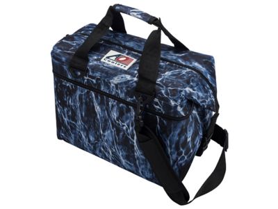 AO Coolers 24-Can Soft-Sided Mossy Oak Fishing Cooler, Bluefin