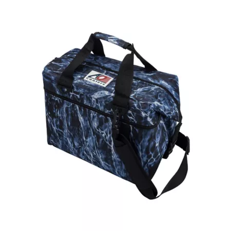 AO Coolers Soft-Sided Mossy Oak Fishing Cooler 24 Can Bluefin Chest Coolers