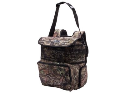 AO Coolers 18-Can Soft-Sided Mossy Oak Fishing Backpack Cooler, Brown