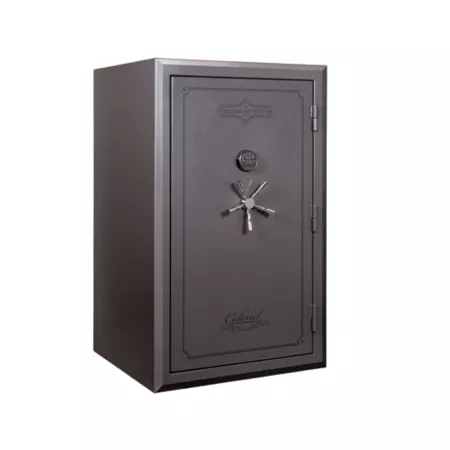 SureLock Security Colonel Series II 32 long gun E-Lock 75 min Fire rated gun safe gray Gun Safes