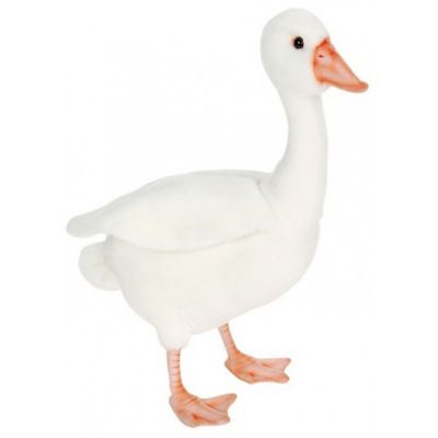 Hansa Young White Duck Plush Toy
