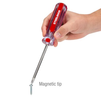 Image showing 5 th STEELMAN 16 pc. Clear Handle Slotted and Phillips Head Screwdriver Set