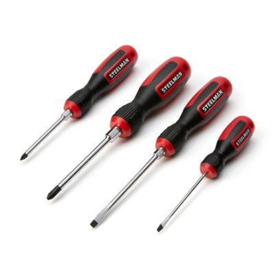 Image showing 0 th STEELMAN 4 pc. Comfort-Grip Screwdriver Set